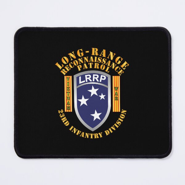 Item preview,  Army - SOF - 23rd ID - LRRP w VN War Banner designed and sold by Military Insignia Products.
