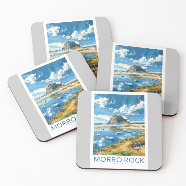 Item preview, Morro Rock California - United States - Travel art designed and sold by Marciolini.