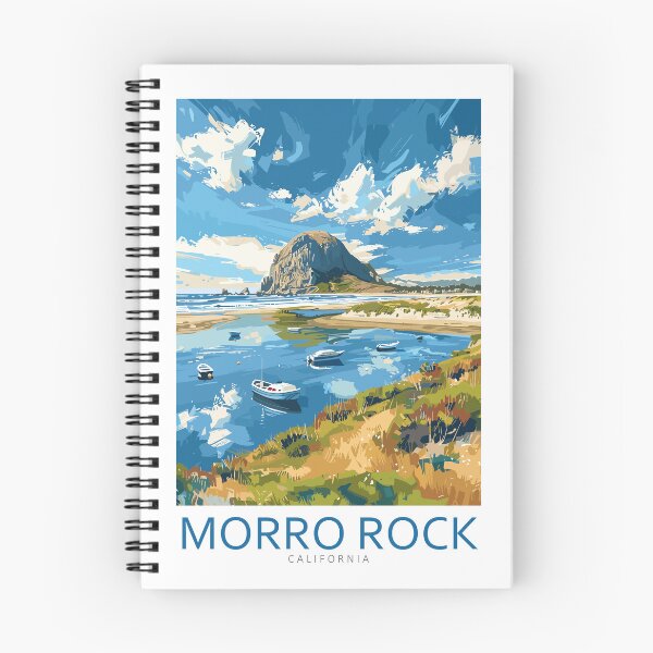 Item preview, Morro Rock California - United States - Travel art designed and sold by Marciolini.