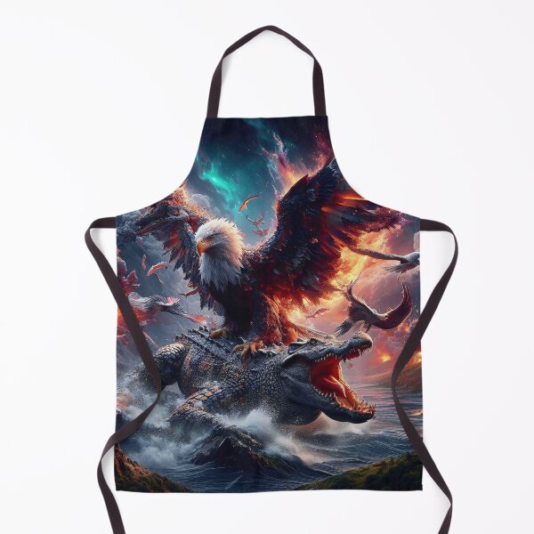 Item preview, Eagle hunts alligator designed and sold by Digital-Martin.