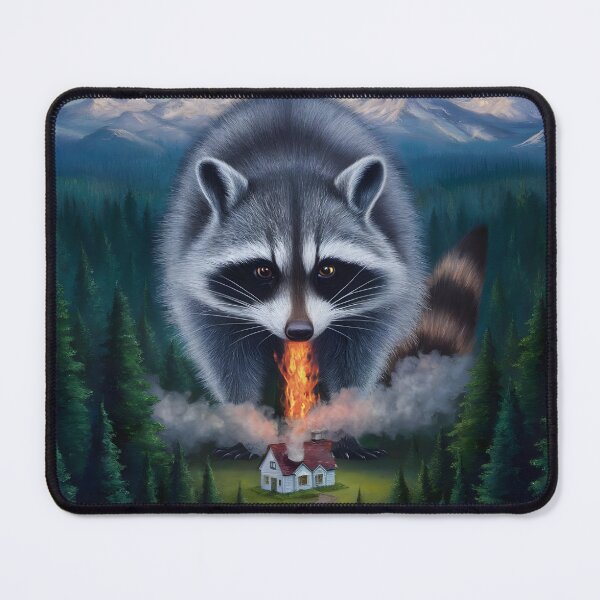 Item preview, Fire Raccoon designed and sold by OneLastWish.