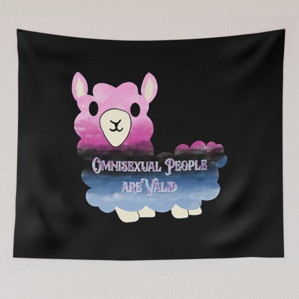 Item preview, Omnisexual Llama designed and sold by CraftyCelestial.