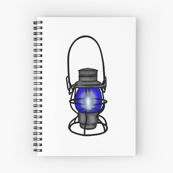 Item preview, Blue Railroad Lantern designed and sold by LanternsPath.