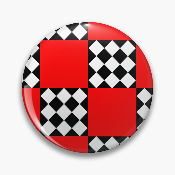Item preview, Red Geometric Square Diamond designed and sold by PatternTitan.