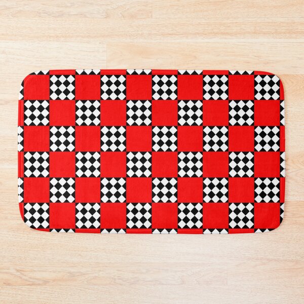 Item preview, Red Geometric Square Diamond designed and sold by PatternTitan.