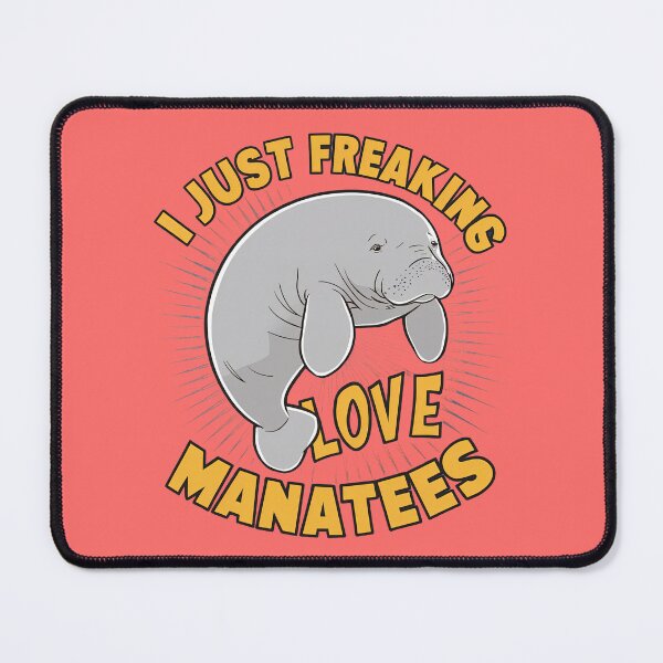 Item preview, I Just Freaking Love Manatees - Adorable Sea Cow Design designed and sold by SandbarTees.