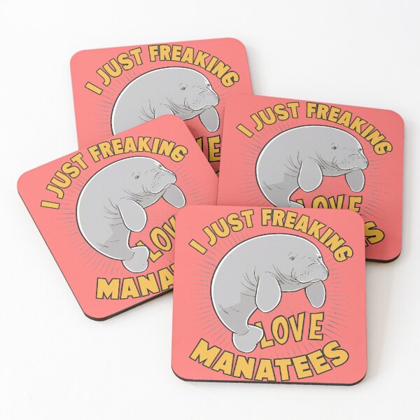 Item preview, I Just Freaking Love Manatees - Adorable Sea Cow Design designed and sold by SandbarTees.