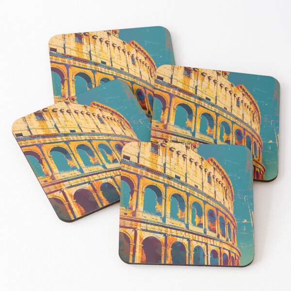 Item preview, Retro poster "The Colosseum" designed and sold by MidArtForge.