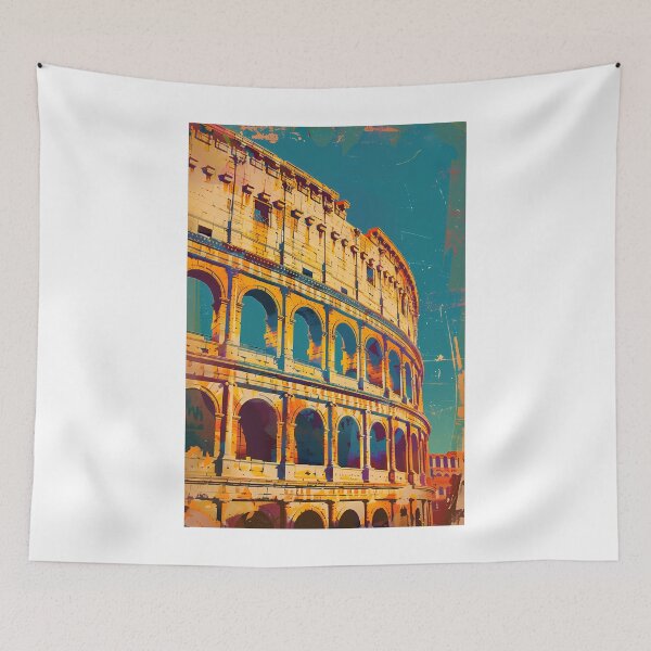 Item preview, Retro poster "The Colosseum" designed and sold by MidArtForge.