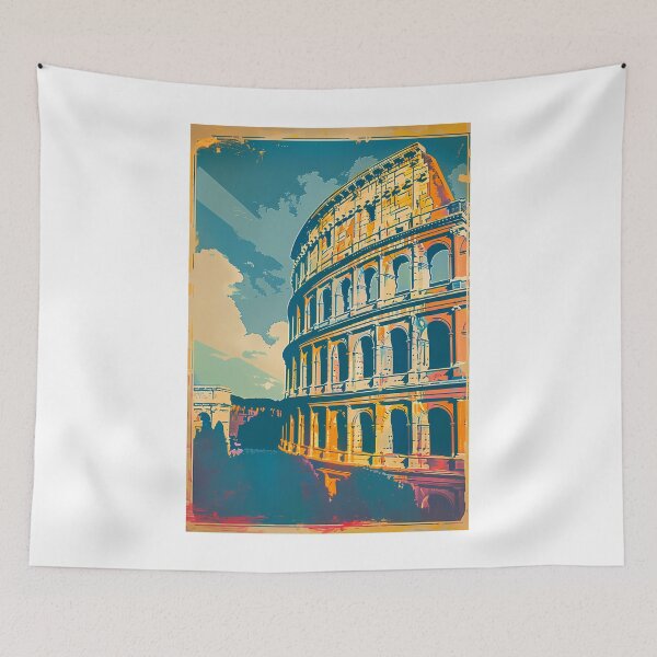 Item preview, Retro poster "The Colosseum" designed and sold by MidArtForge.
