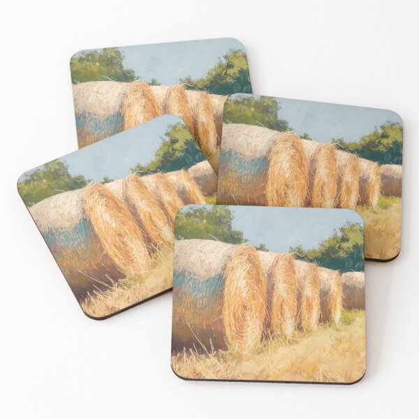 Item preview, Summer Summer Hay Bales Row - Rustic Seasons designed and sold by KootenayDesigns.