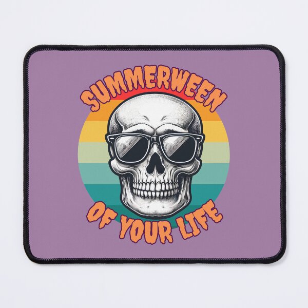 Item preview, Summerween of your Life - Retro Summer Skull designed and sold by Nabucodonoshop.