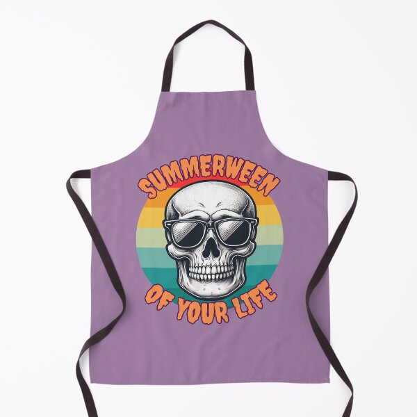 Item preview, Summerween of your Life - Retro Summer Skull designed and sold by Nabucodonoshop.