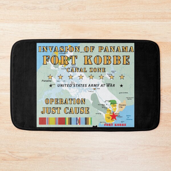 Item preview, Invasion of Panama - Just Cause - Fort Kobbe - CZ w Svc Ribbons w Map X 300 designed and sold by Military Insignia Products.