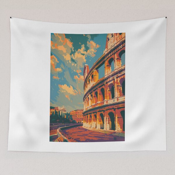 Item preview, Retro poster "The Colosseum" designed and sold by MidArtForge.