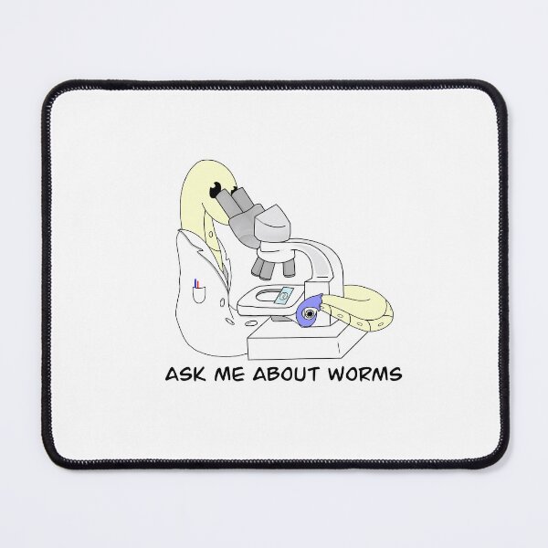 Item preview, Ask Me About Worms Doctor C elegans Microscope designed and sold by Dr Wormy.