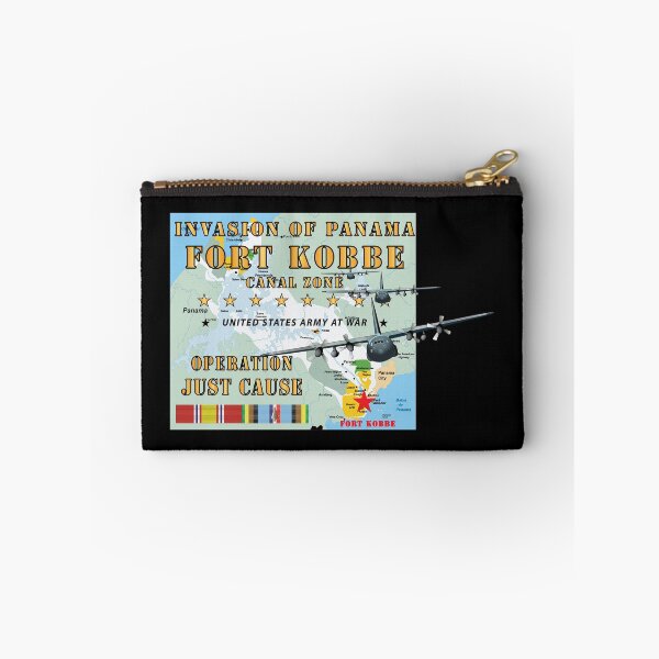 Item preview, Invasion of Panama - Just Cause - Fort Kobbe - CZ w Svc Ribbons w Map w C-130s X 300 designed and sold by Military Insignia Products.