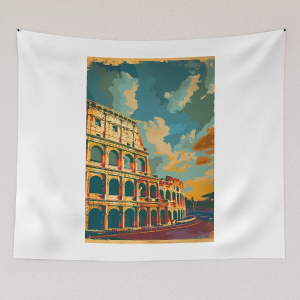 Item preview, Retro poster "The Colosseum" designed and sold by MidArtForge.