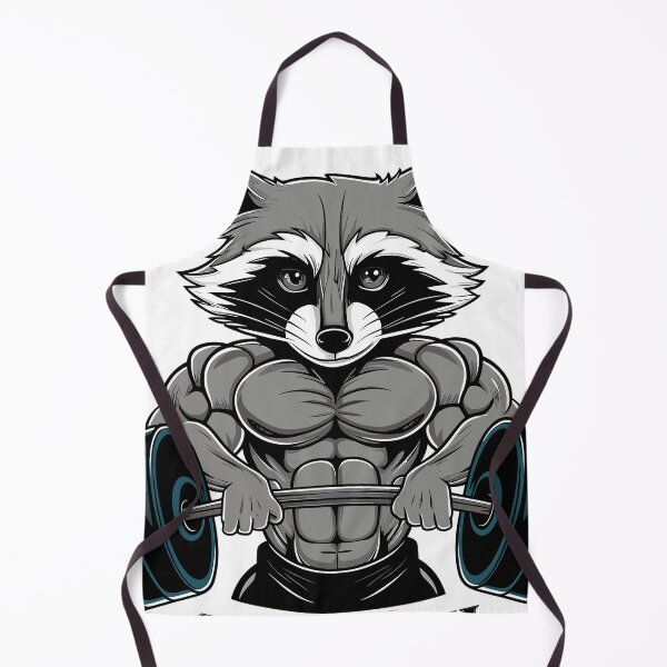 Item preview, I Work Out So I Can Eat Garbage Funny Raccoon Gym designed and sold by Quirky Shirts.