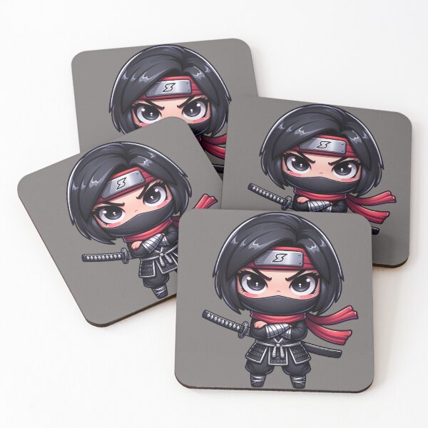 Item preview, Kawaii Ninja Warrior Girl designed and sold by Redblackman.