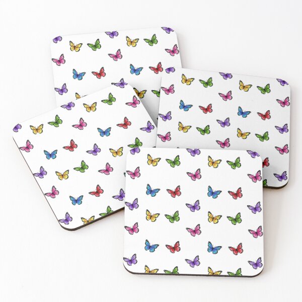 Item preview, Pack of Colorful Butterflies | Minimalistic Tattoo Design Style, Line Art Illustration  designed and sold by bymtsef.