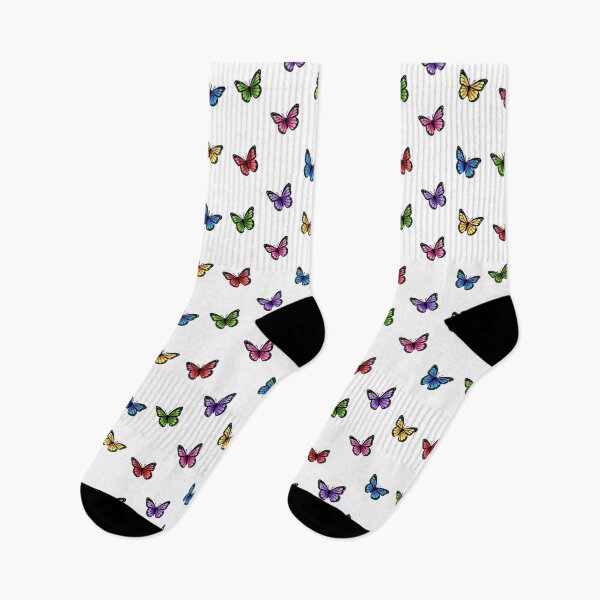 Item preview, Pack of Colorful Butterflies | Minimalistic Tattoo Design Style, Line Art Illustration  designed and sold by bymtsef.