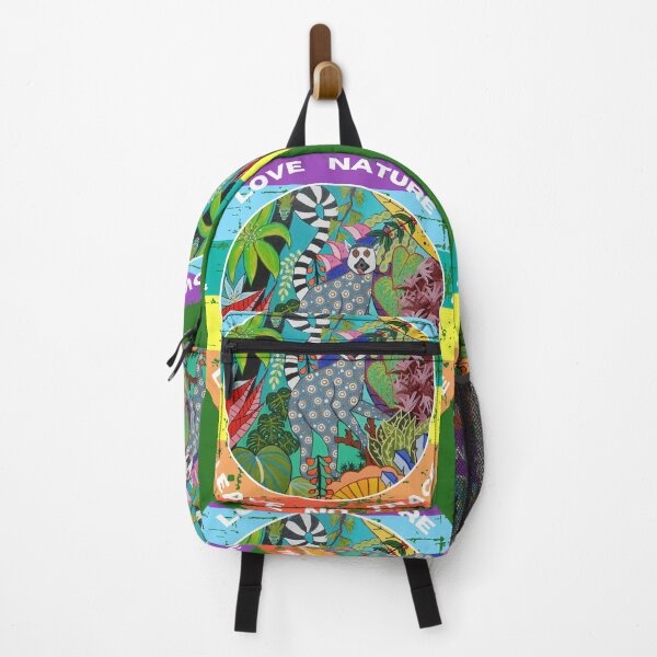 Item preview, Enjoy nature and leave no trace with lemur designed and sold by GabiVitryArt.