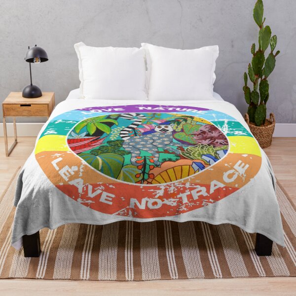 Item preview, Enjoy nature and leave no trace with lemur designed and sold by GabiVitryArt.