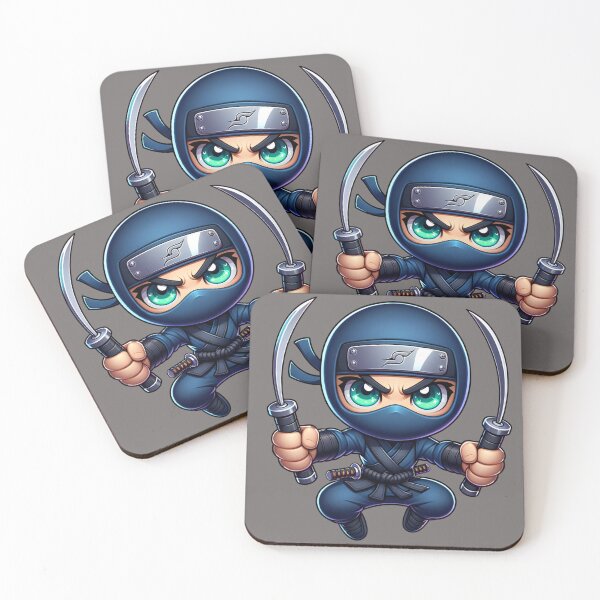 Item preview, Cute Kawaii Ninja Warrior 2  designed and sold by Redblackman.