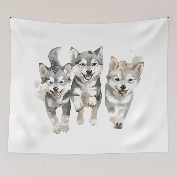 Item preview, Playful Pup Pals designed and sold by AI-Only Creations.