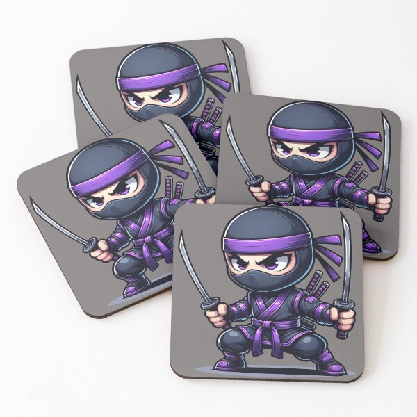Item preview, Cute Kawaii Ninja Warrior 3 designed and sold by Redblackman.