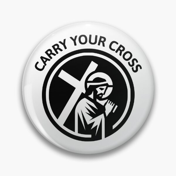 Item preview, Carry Your Cross Black And White designed and sold by PMCreative.