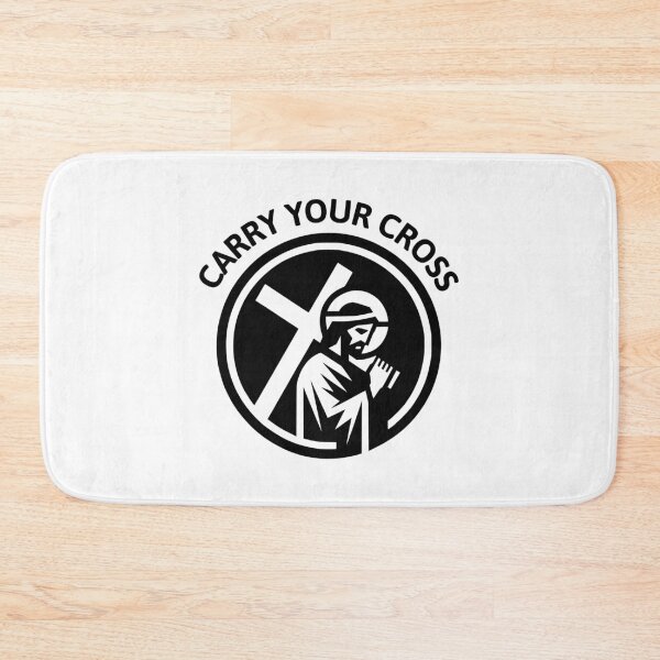 Item preview, Carry Your Cross Black And White designed and sold by PMCreative.