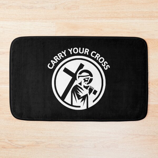 Item preview, Carry Your Cross White And Black designed and sold by PMCreative.