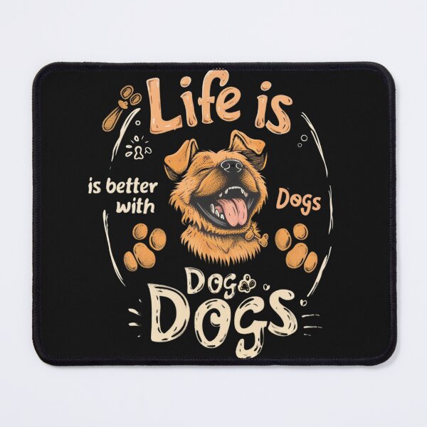 Item preview, Life is better with Dogs designed and sold by FabulDeco2022.