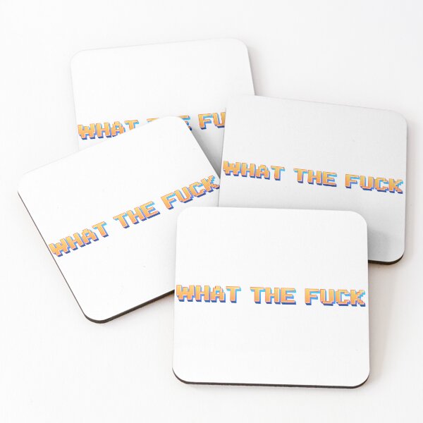 Item preview, WHAT THE FUCK arcade font designed and sold by sillygaydesigns.