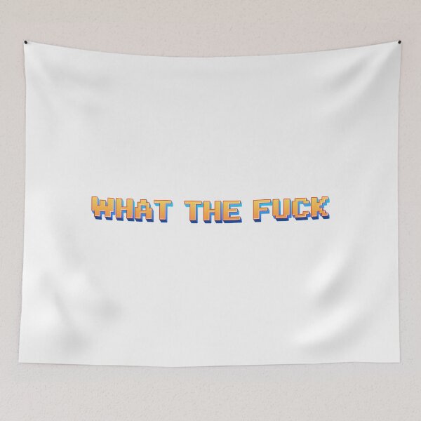 Item preview, WHAT THE FUCK arcade font designed and sold by sillygaydesigns.