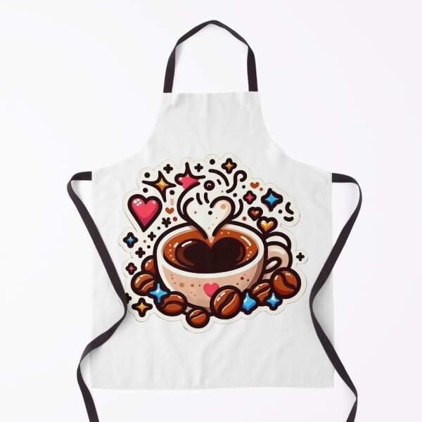 Item preview, Heartwarming Brew - Whimsical Coffee Love designed and sold by StickyGuys.