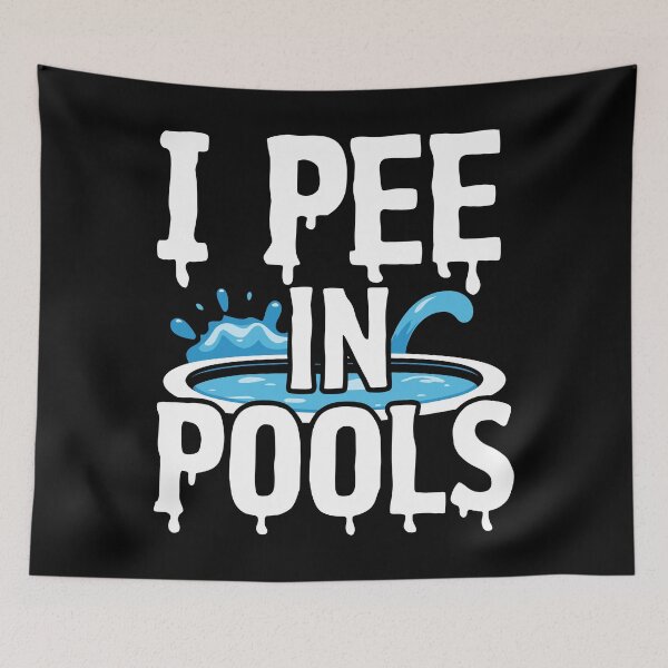 Item preview, I Pee In Pools Funny Pool Saying Summer Humor designed and sold by Quirky Shirts.