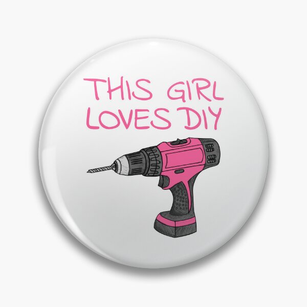 Item preview, This Girl Loves DIY, Female Builder Handywoman Funny designed and sold by doodlerob.
