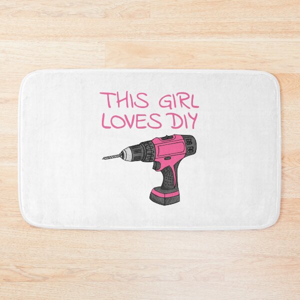 Item preview, This Girl Loves DIY, Female Builder Handywoman Funny designed and sold by doodlerob.