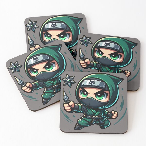 Item preview, Cute Kawaii Ninja Warrior 7 designed and sold by Redblackman.