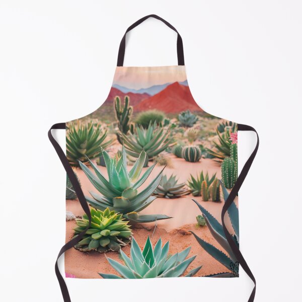 Item preview, Suculentas, aloe vera en la naturaleza del desierto designed and sold by Rainbow Paws Garden.