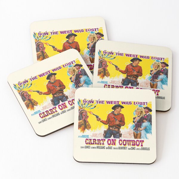 Item preview, Vintage 60s Style CARRY ON Poster Art - Carry On Cowboy designed and sold by Michaelofthe80s.