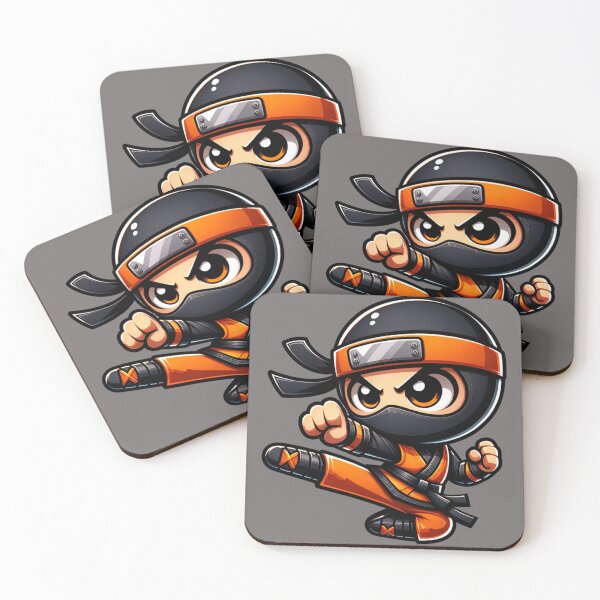 Item preview, Cute Kawaii Ninja Warrior 9 designed and sold by Redblackman.