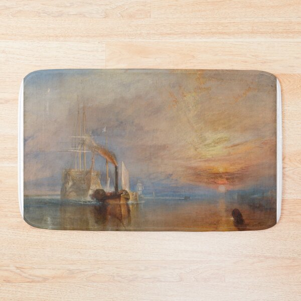 Item preview, The Fighting Temeraire Turner Sunset Seascape Painting designed and sold by VintageArchive.