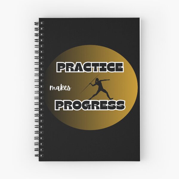 Item preview, Practice makes progress, javelin designed and sold by IFarty.
