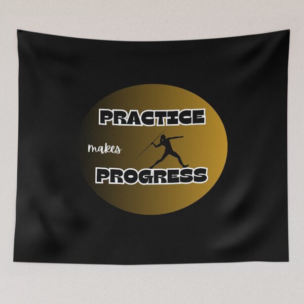 Item preview, Practice makes progress, javelin designed and sold by IFarty.