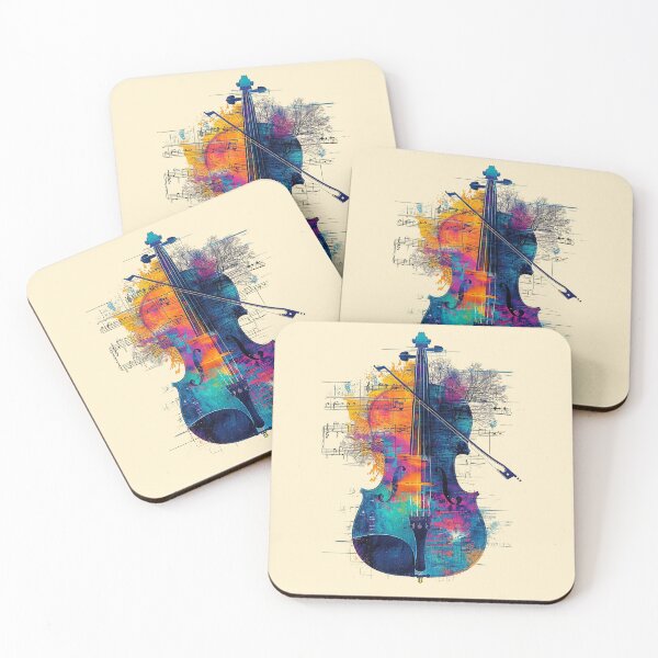 Item preview, A violin, a score, it's a party designed and sold by aghnadarragh.
