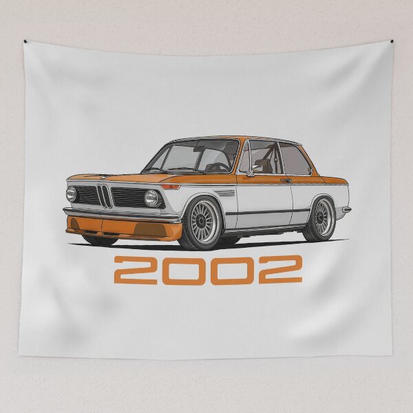Item preview, 1968-1972 2002 orange classic racer designed and sold by blackdogshop.